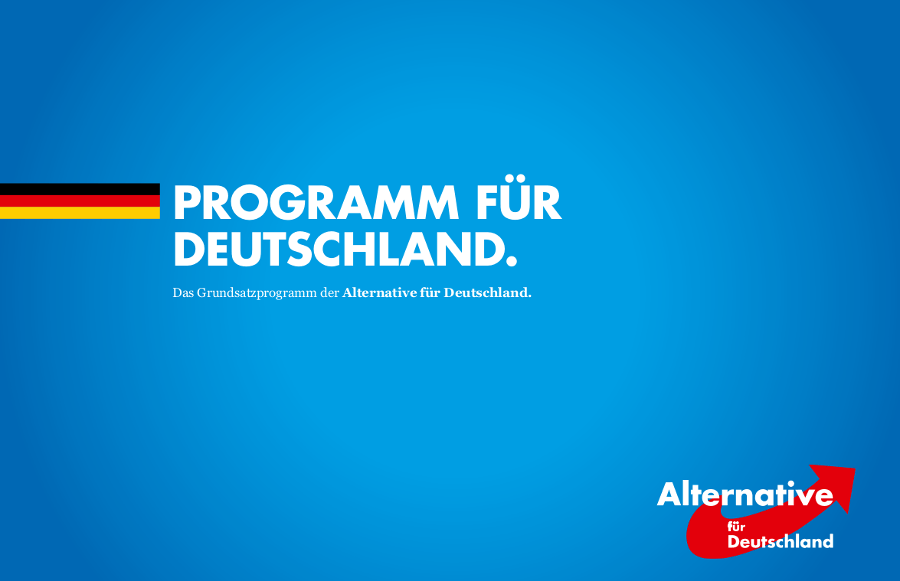 Wahlprogramm der AfD (Grundsatzprogramm)