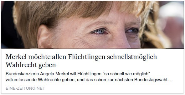 Erhlaten Flüchtlinge oder Ausländer in Deutschand bald Wahlrecht?