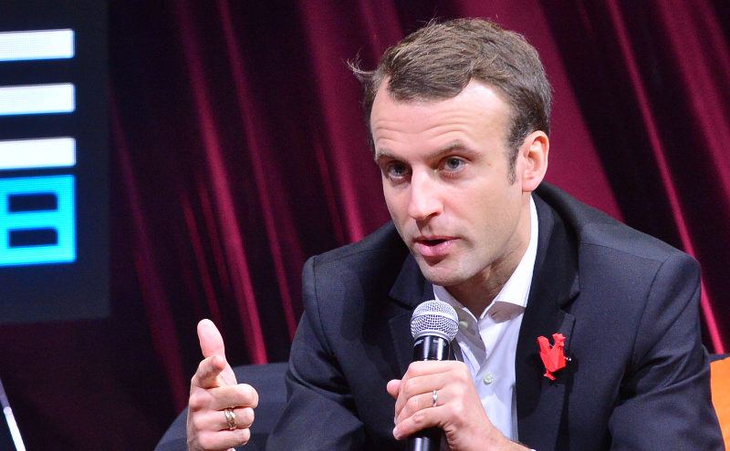Emmanuel Macron, der liberale ex-Sozialist, Kandidat für die Wahl