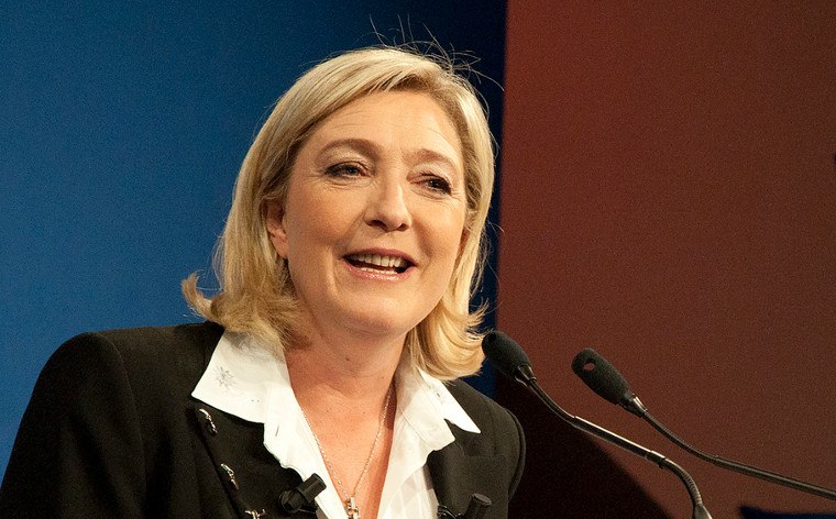 Marine Le Pen als mögliche Präsidentin Frankreichs
