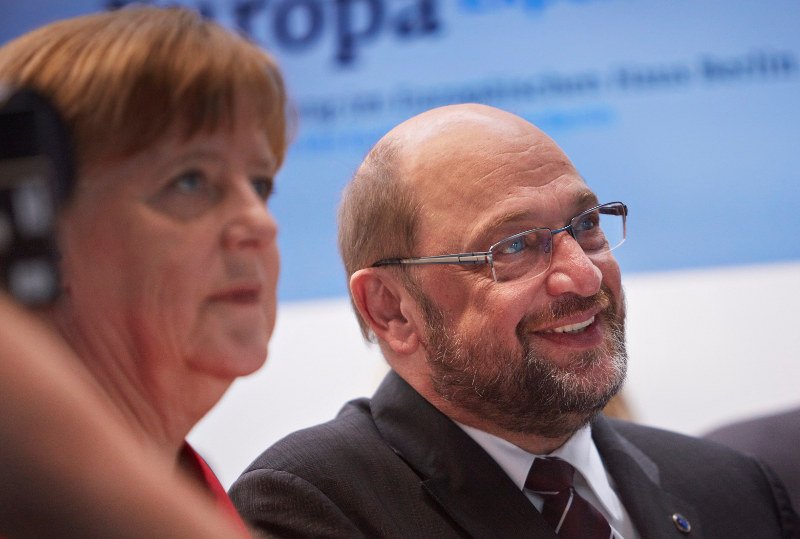Angela Merkel und Martin Schulz - Wer gewinnt die Bundestagswahl?