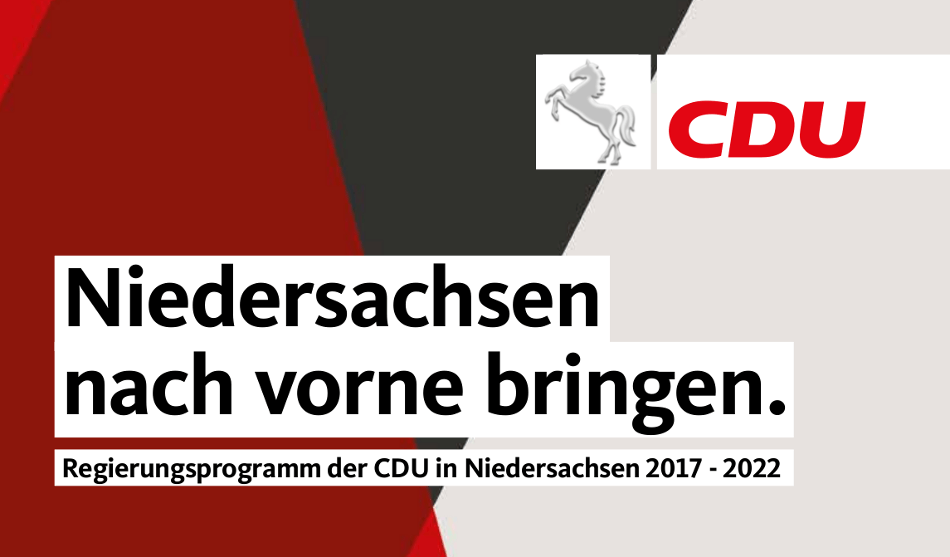 Programm der CDU Niedersachsen