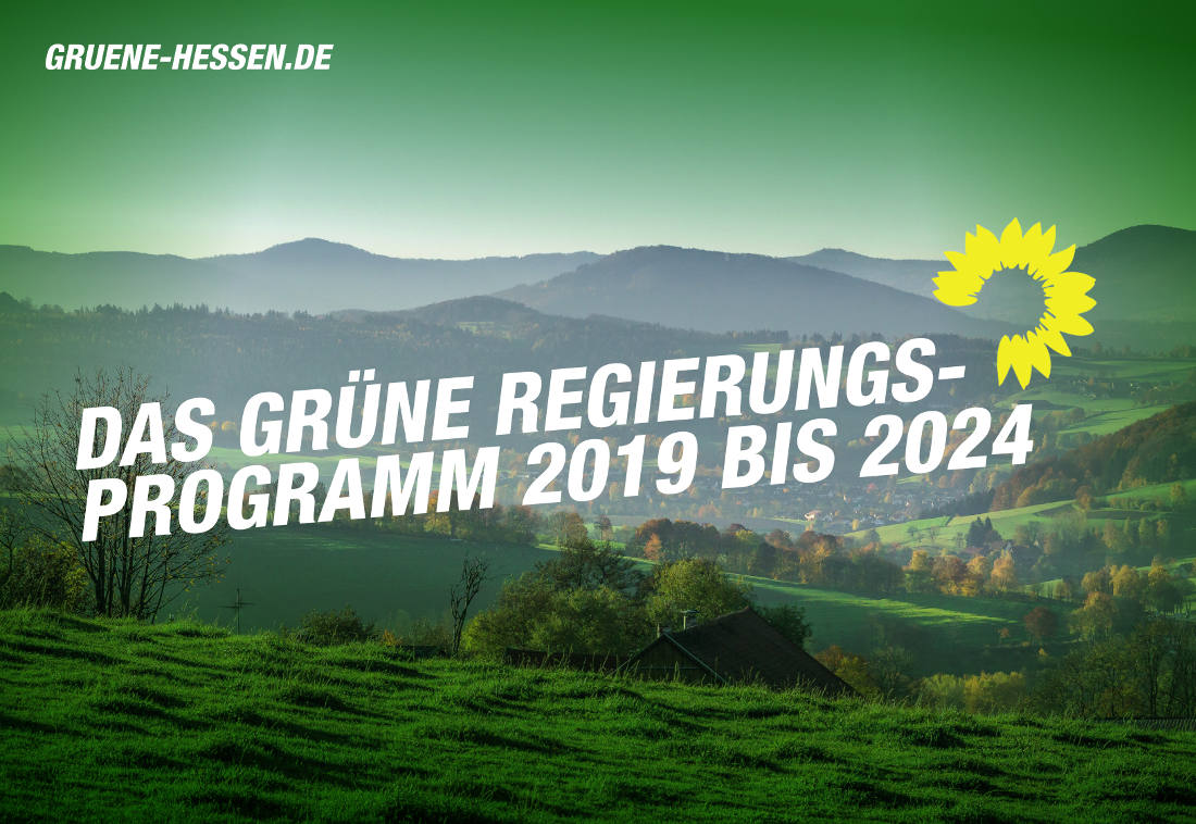 Wahlprogramm von Bündnis 90-Die Grünen für die Landtagswahl 2018 in Hessen