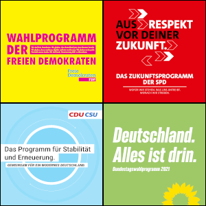 Wahlprogramme für die Bundestagswahl 2025 (BTW)