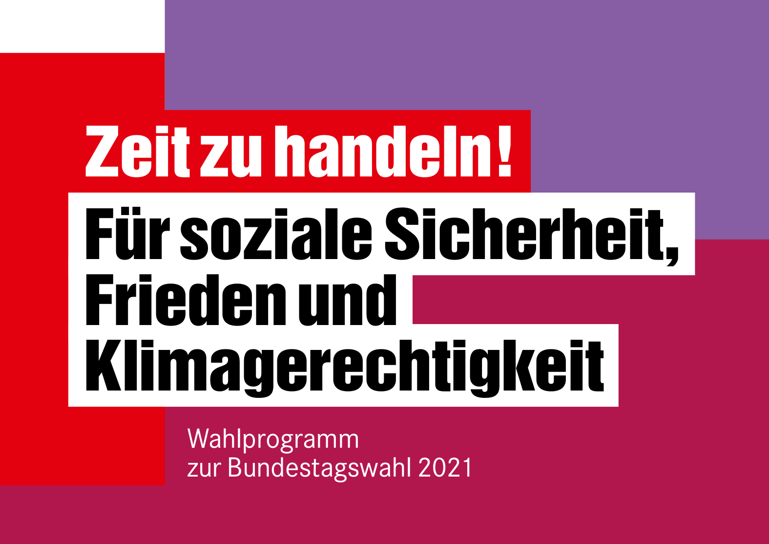 Die Linke - Wahlprogramm für die Bundestagswahl 2021
